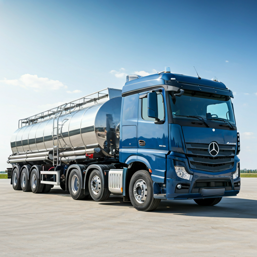 Heavy duty tanker truck