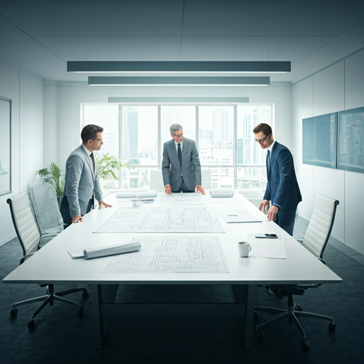 Corporate office meeting